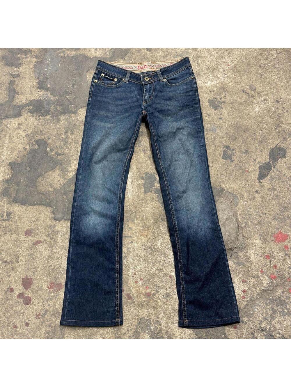 Y2K Vintage D&G Dolce & Gabbana Low-Rise Flare Jeans